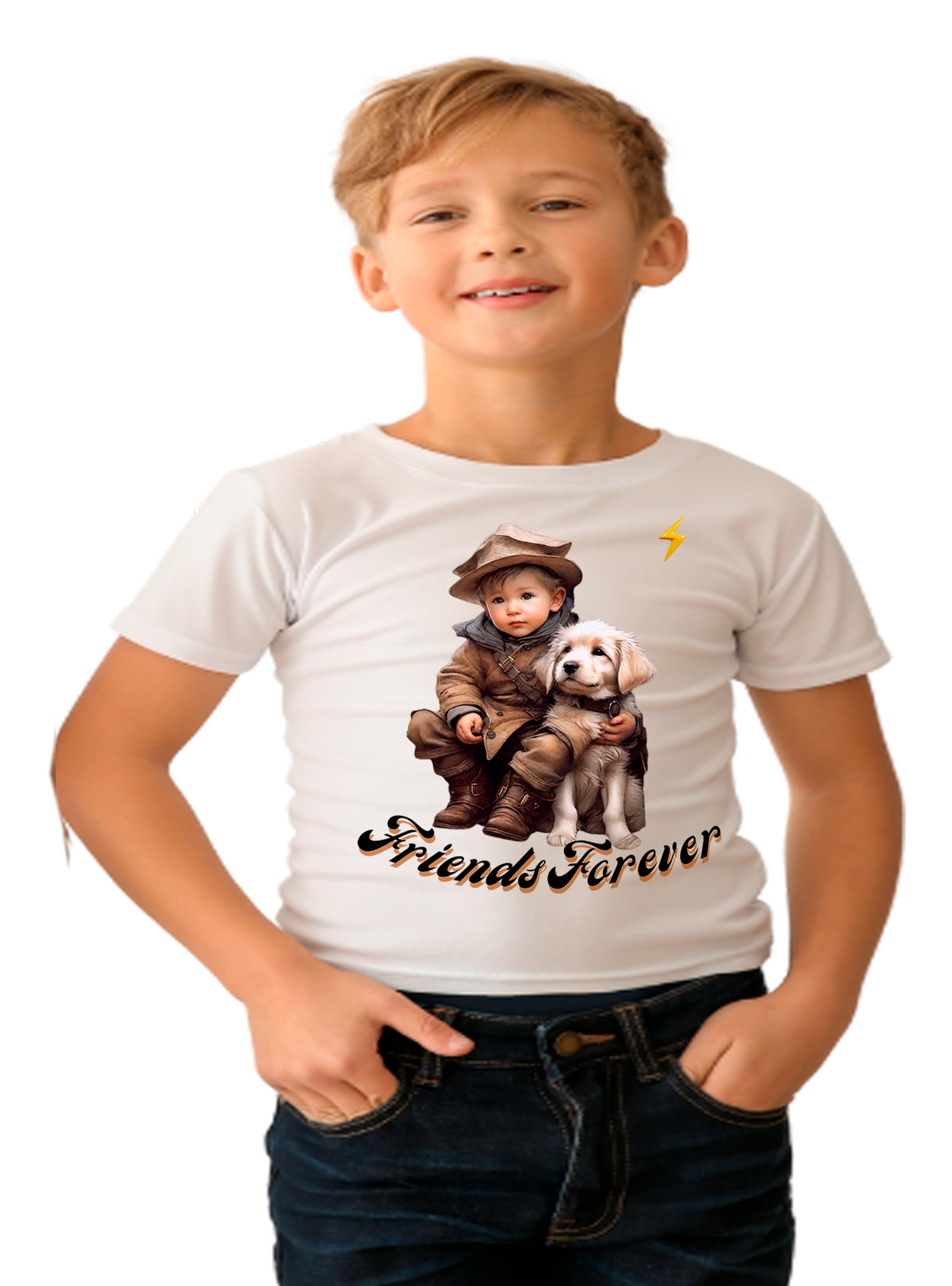 Camiseta Infantil - 100% algodão - ESTAMPA EXCLUSIVA