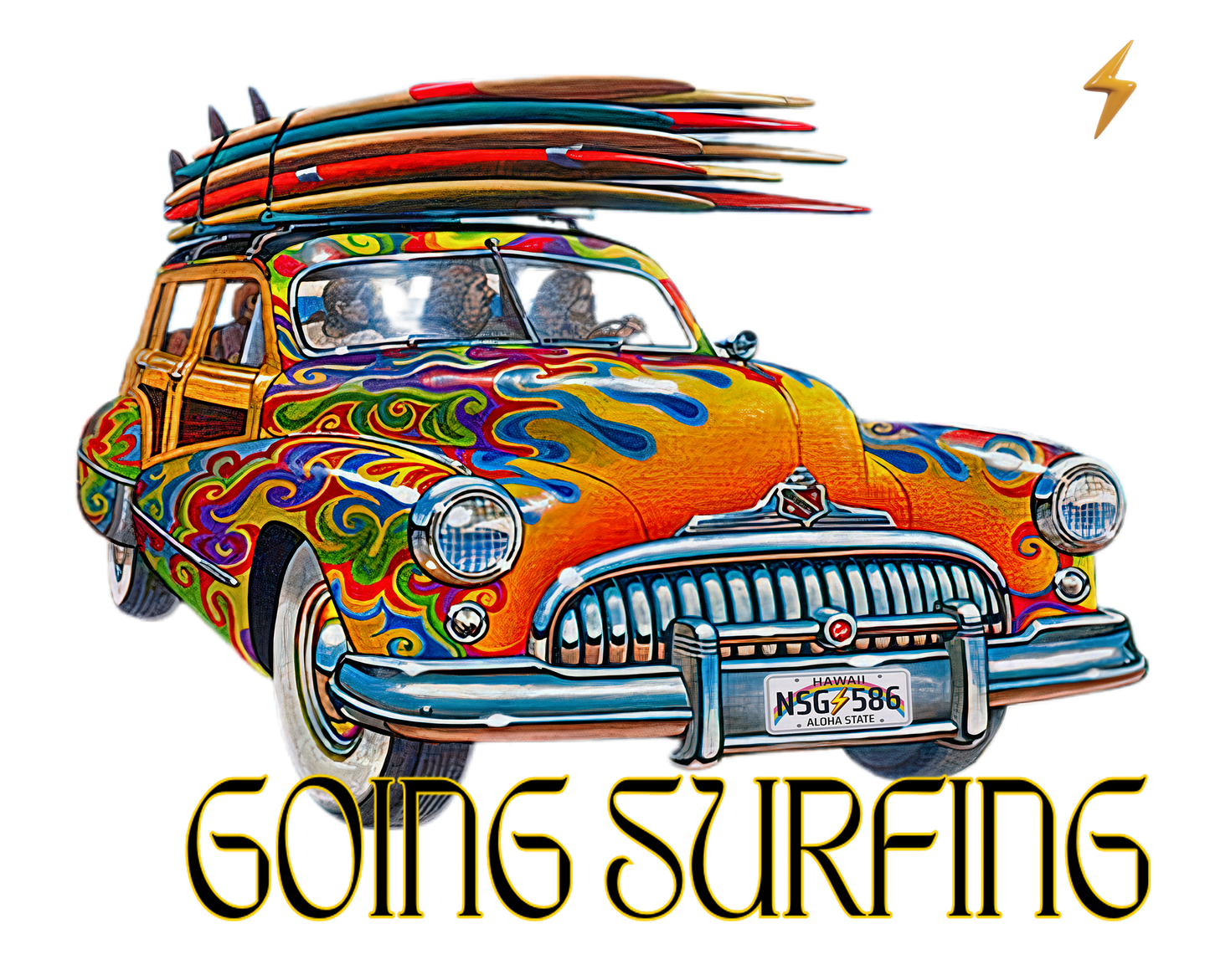 GOING SURFING