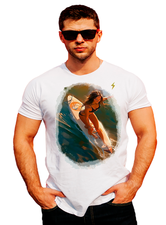 T-Shirt Garota do Surf - UNISEX