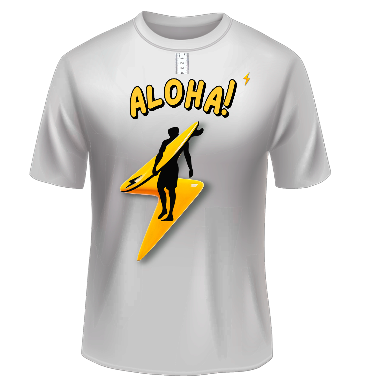 T-ShirtT&T - ALOHA! - 100% Puro Algodão - Estampa Exclusiva