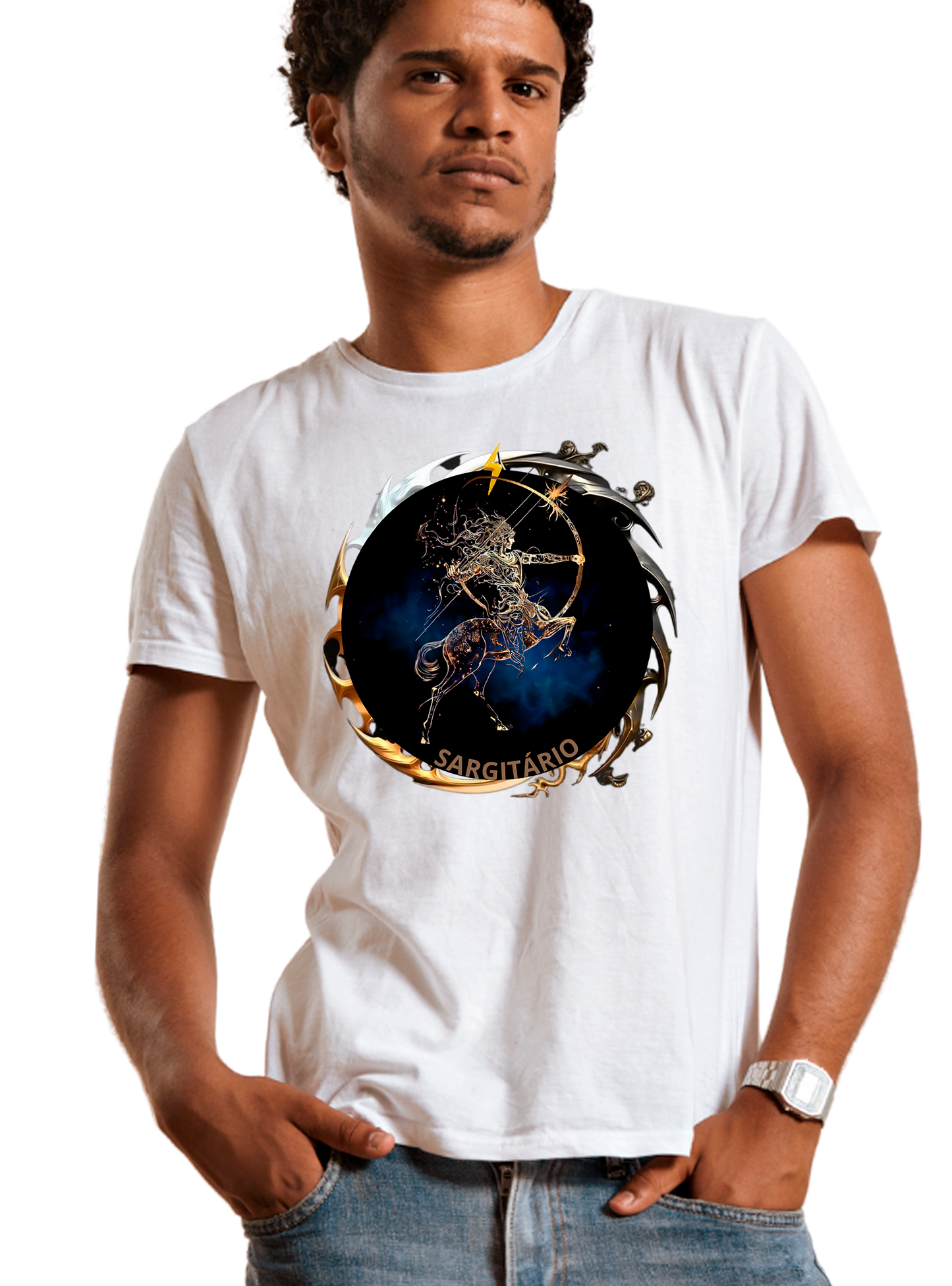 T-Shirts Signos do Zodíacos - 100% Puro Algodão - Estampa Exclusiva