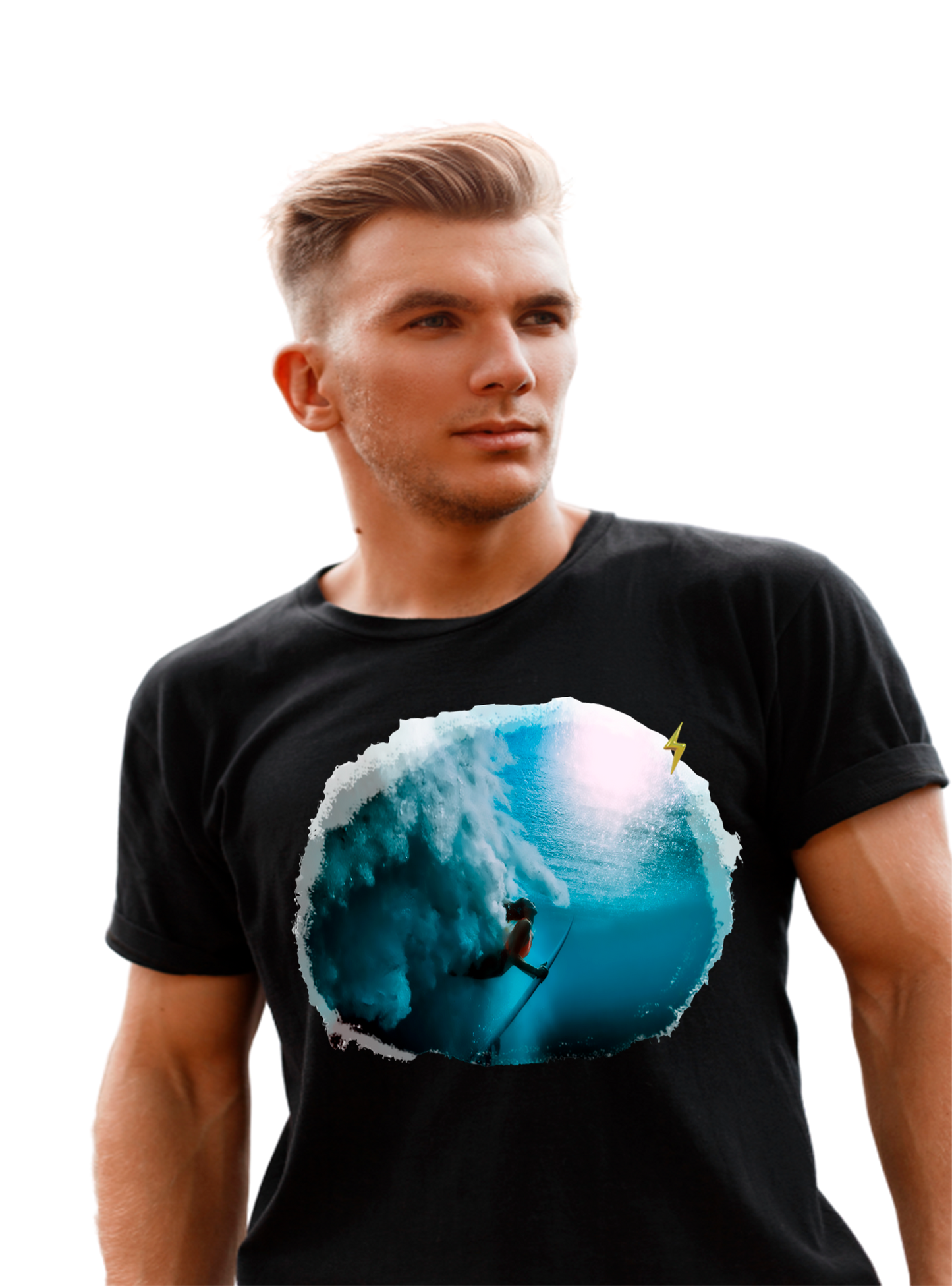 T-ShirtT&T - Tartaruga Surf - 100% Algodão - Estampa Exclusiva